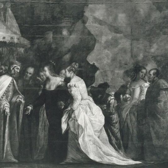 Caterina Cornaro visits Venice with the Doge Agostino Barbaro