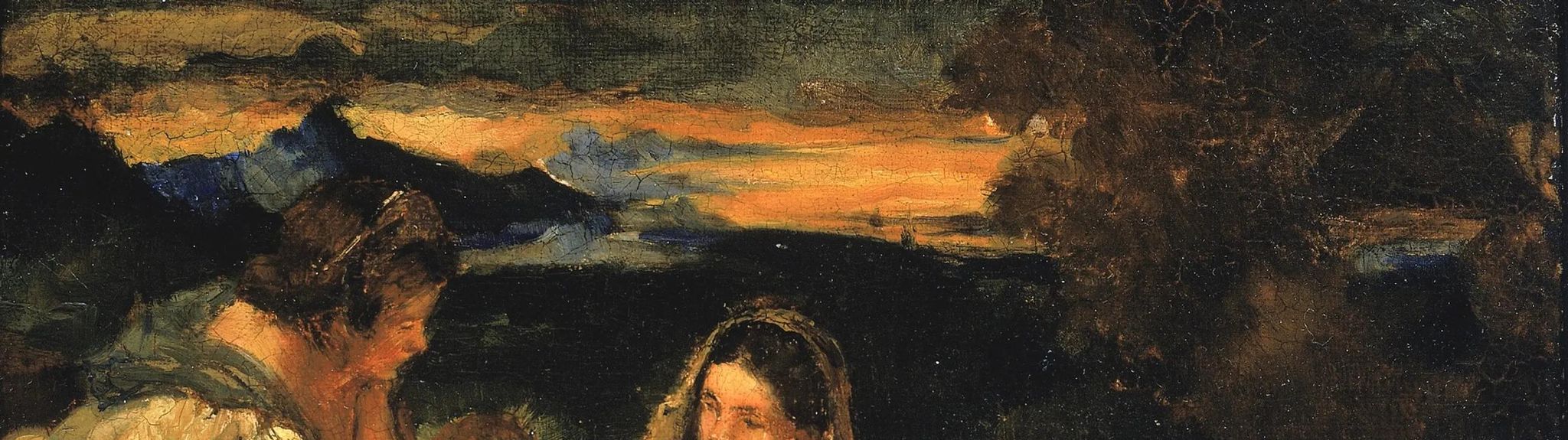 After Titian's "Madonna of the Rabbit"