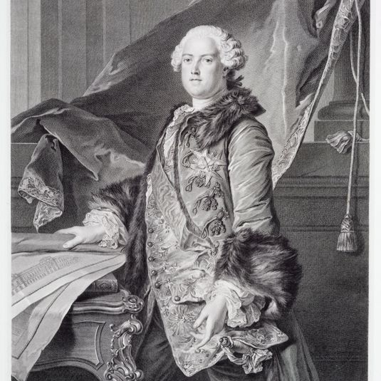 Abel François Poisson de Vandières, Marquis de Marigny, Directeur-général des Bâtiments d'après Louis Toqué