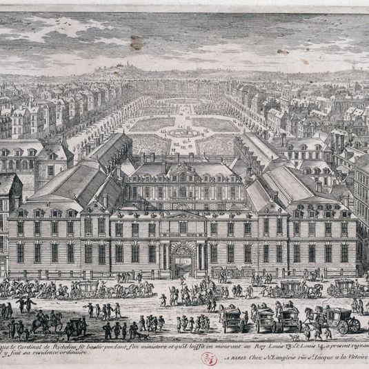Le Palais Royal que le Cardinal de Richelieu fit bastir
