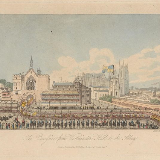 The Procession from Westminster Hall to the Abbey