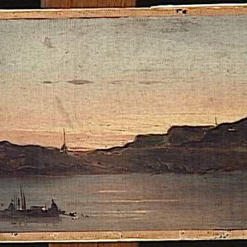Landscape at sunset
