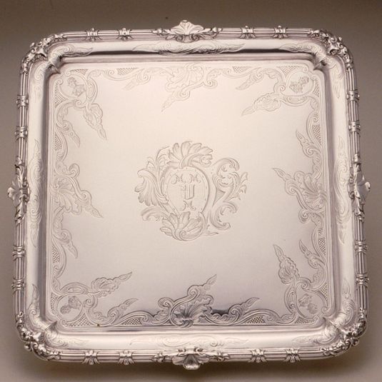 Pair of Salvers