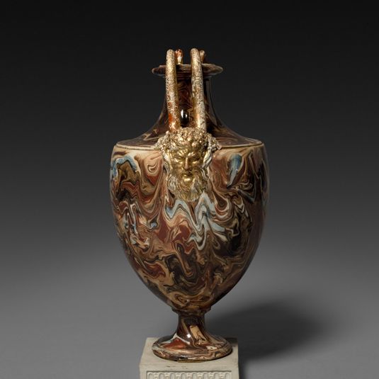Agateware Vase