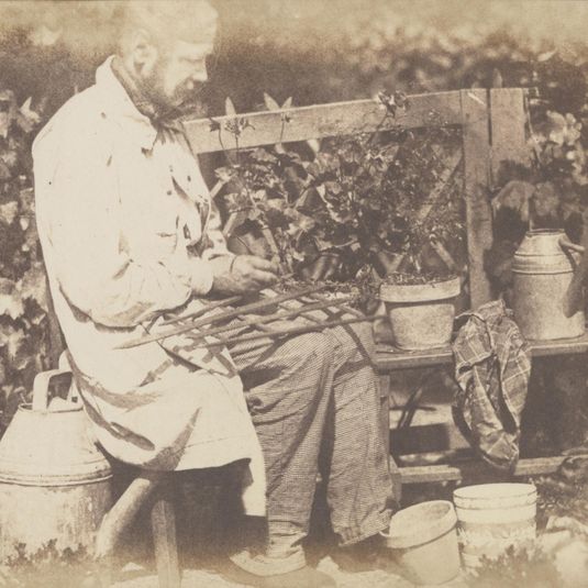 Self-Portrait in the Garden