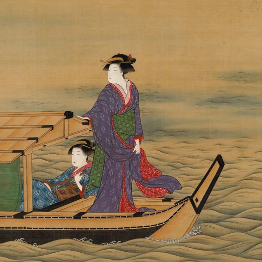 Two Beauties in a Pleasure-Boat