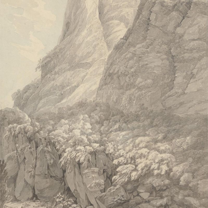 Thurshouse Tor from the river Manifold, Derbyshire