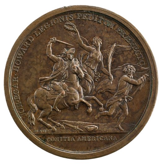 John Eager Howard at the Cowpens, France, 1781 (Original dies)
