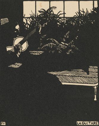 Félix Vallotton - The Guitar (La guitare) Smartify Editions