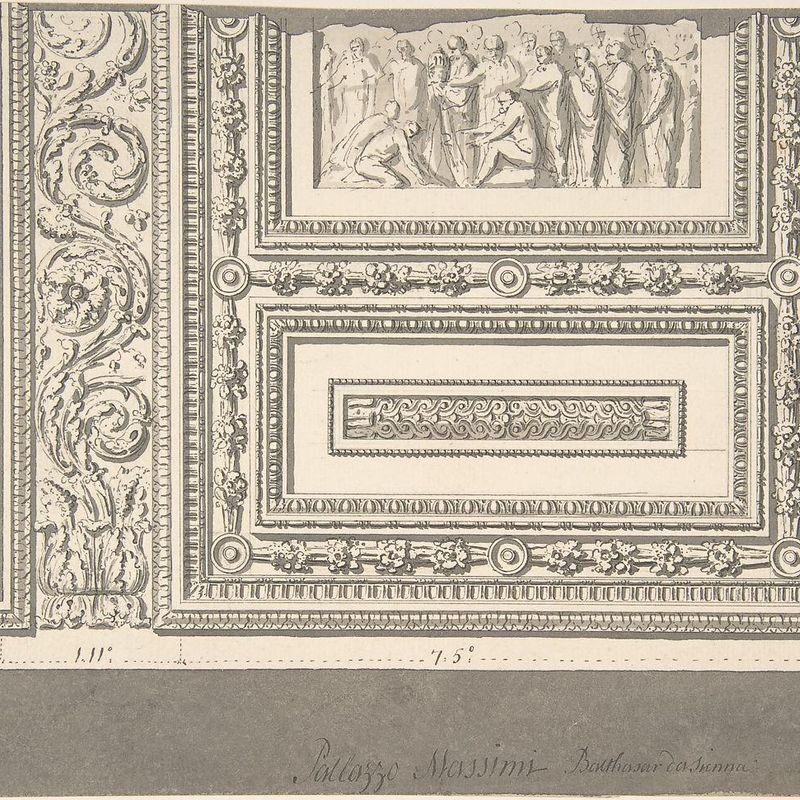 Detail of Ceiling, Palazzo Massimi