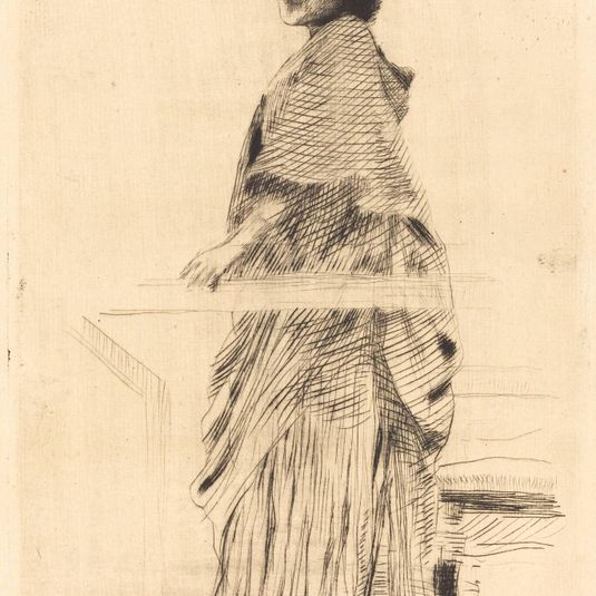 Woman in a Cape (La femme à la pèlerine)