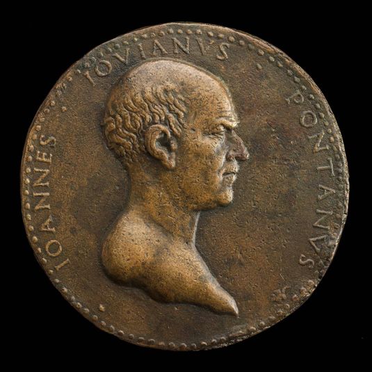 Giovanni Gioviano Pontano, 1426-1503, Poet [obverse]