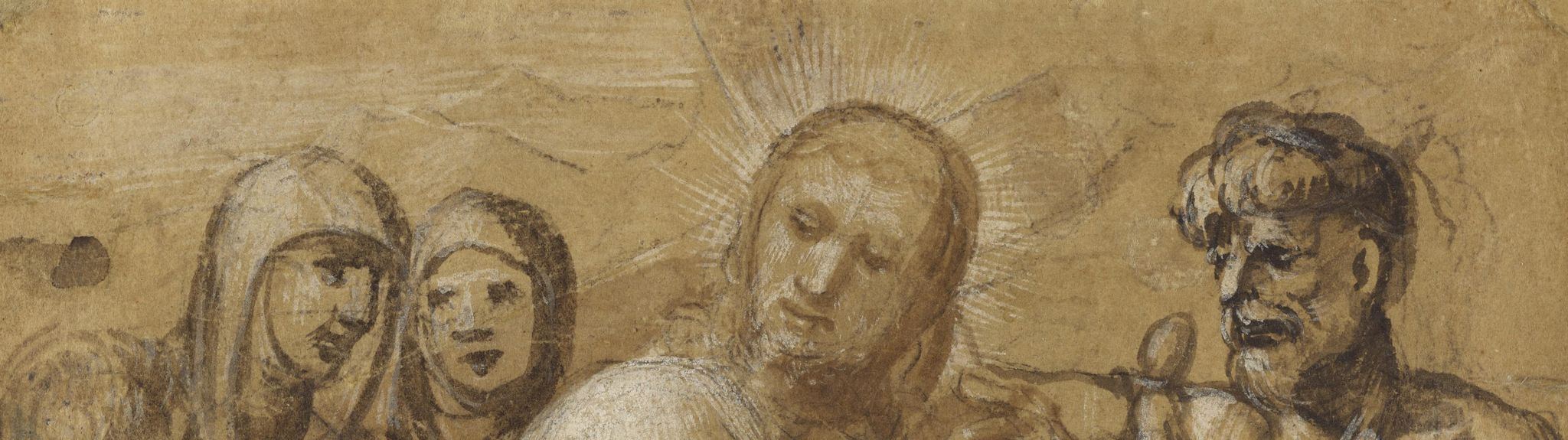 Christ Carrying the Cross (recto); The Resurrection (verso)
