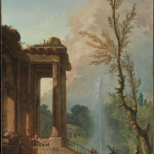The Portico of a Country Mansion