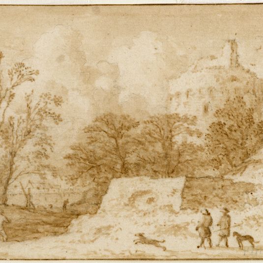 Paysage avec tour ronde (Lugt 35)