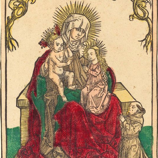 Saint Anne, The Madonna and Child, and a Franciscan Monk
