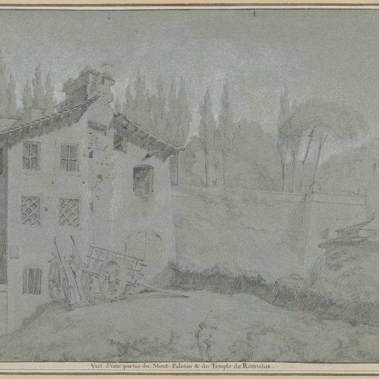 View of the Palatine Hill and the Temple of Romulus