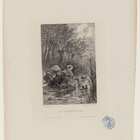 Les Lavandières [Les chansons des rues et des bois I, IV, Choses écrites à Créteil VII]