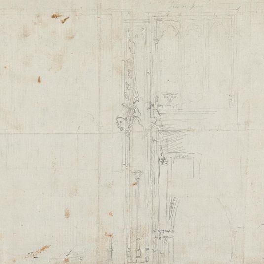 Screen, or the outside of the Entrance or Porch of St Stephen's Chapel West