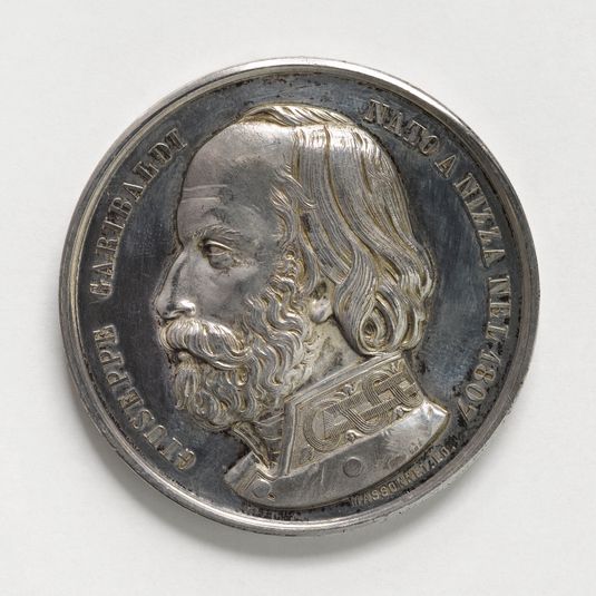 Giuseppe Garibaldi (1807-1882), homme politique et un patriote italien, 1870