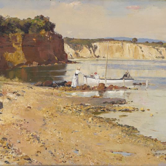 Slumbering sea, Mentone