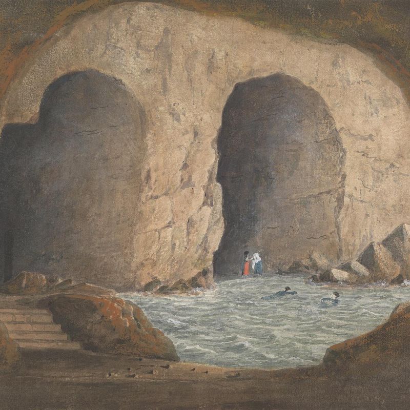 View of the Caves of Syrini - Sorrento/ Bay of Naples
