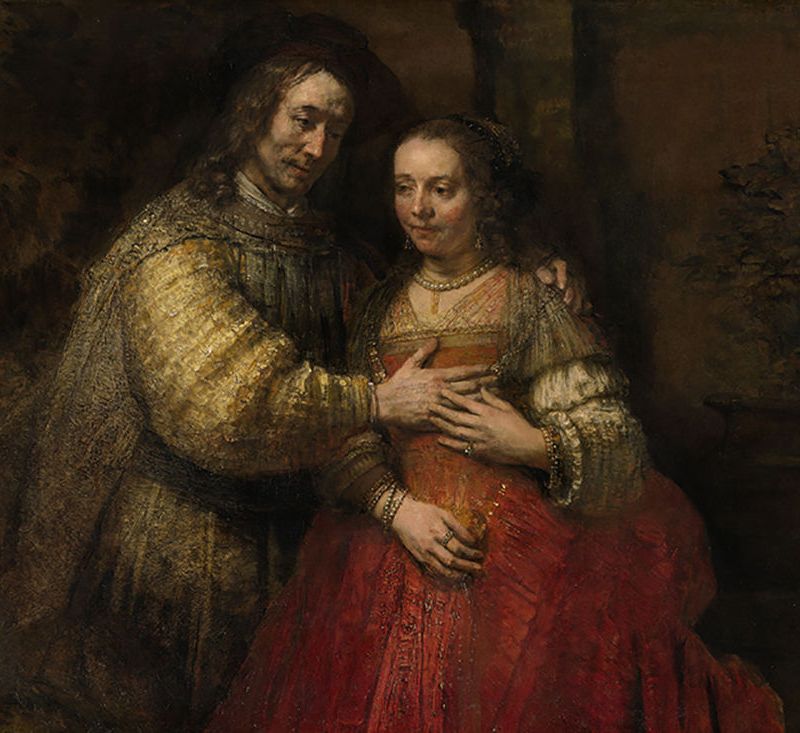Rembrandt van Rijn - Isaac and Rebecca, Known as &#8216;The Jewish Bride&#8217; Smartify Editions