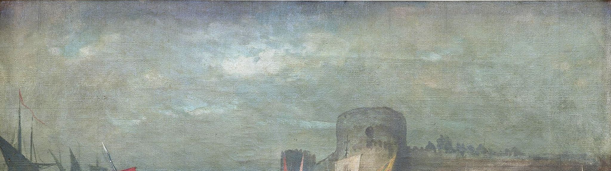 Toma de posesión de las aguas de Cádiz por Alfonso X de Castilla (boceto)