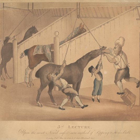 3. Lecture, / Upon the most Novel safe & sure method of Popping a Horse-Ball