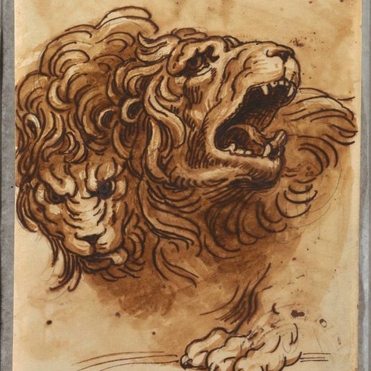Two Lion's Heads
