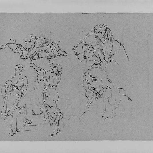 Five Figure Studies (from Sketchbook)