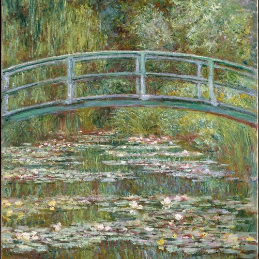 Bridge over a Pond of Water Lilies, Monet
