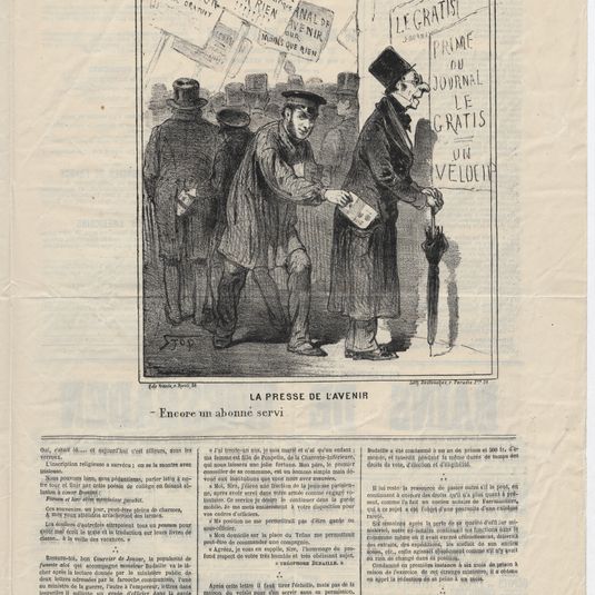 Le Charivari, trente-huitième année, lundi 19 avril 1869