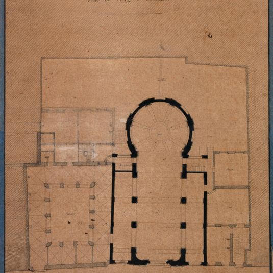 Eglise des Billittes/Plan du Rez-de-Chaussée.