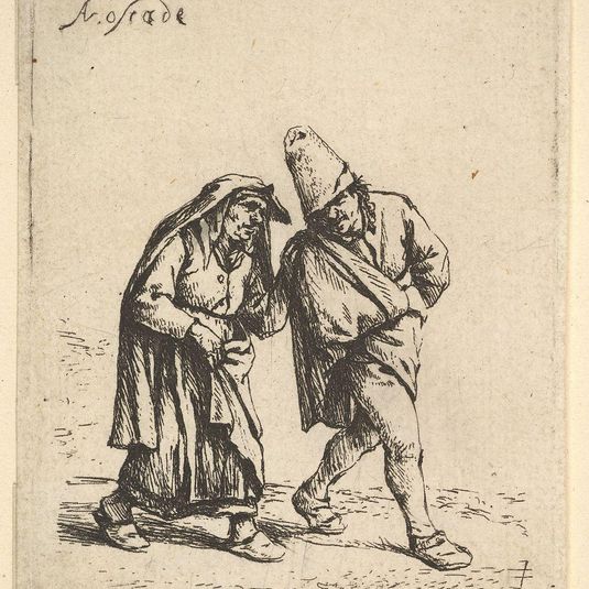 Man and Woman Walking