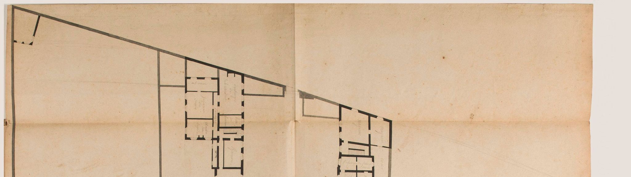 Hospice des orphelins : plan du premier étage (ancien plan)