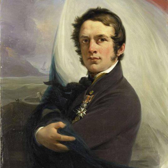 Portrait of Jacob Hobein, Rescued the Dutch Flag under Enemy Fire, 18 March 1831