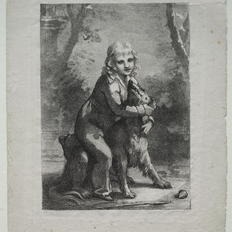 Boy with a Dog