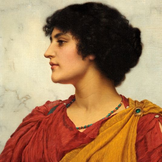 An Italian Girl's Head