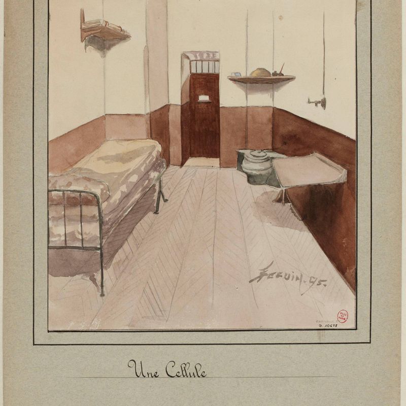 [Les prisons de Paris] La Conciergerie; Une cellule