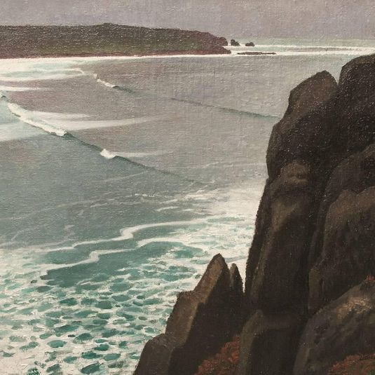 Dame Laura Knight, Sea and Rocks