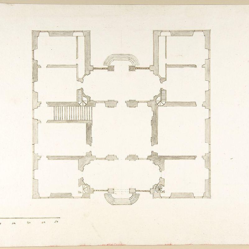 Plan (Probably of the Building in Accession Number 60.632.62)