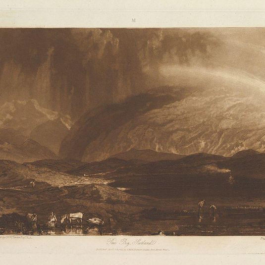 Peat Bog, Scotland, part IX, plate 45 from "Liber Studiorum"