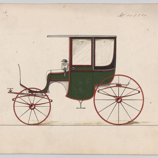 Design for 4 seat Rockaway, no. 4114