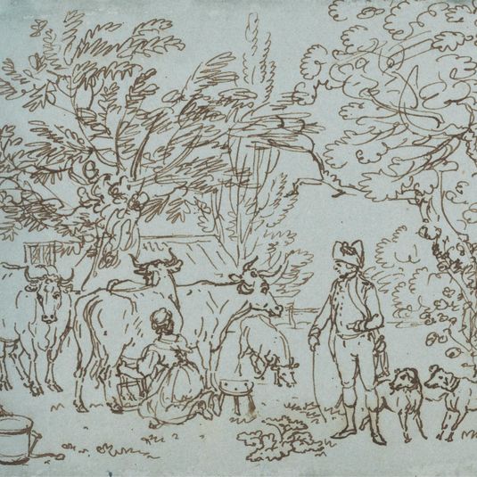 Landscape with a Milk Maid and a Beau