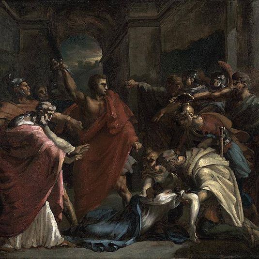 The Oath of Brutus after the Death of Lucretia