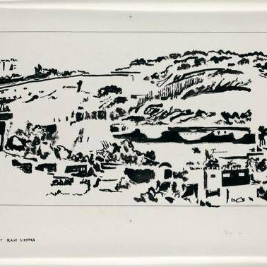 Drawing for "Jerusalem, Temple Mount"