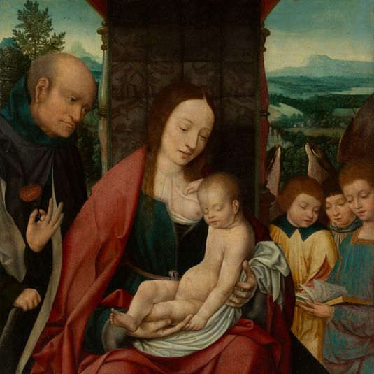 The Holy Family with Angels