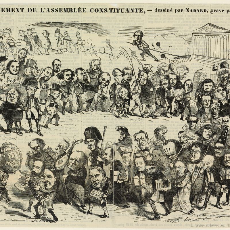 Déménagement de l'Assemblée constituante