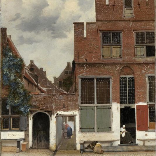 View of Houses in Delft